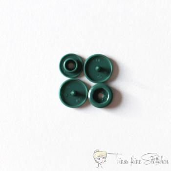 Set of 10 KAM-Snaps T5 bottle-green - Ø 12,4mm