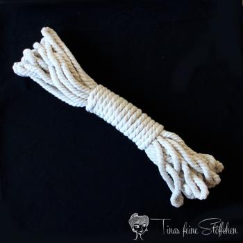 8mm cotton rope - three strands