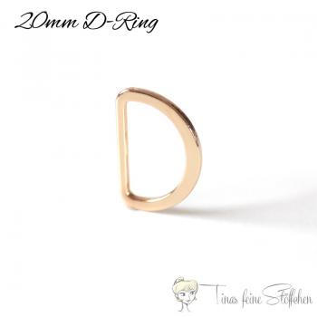 D Ring 20mm gold