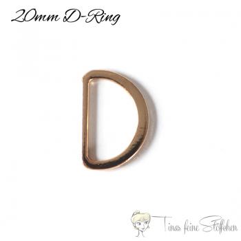 D Ring 20mm gold