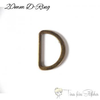 D Ring 20mm bronze