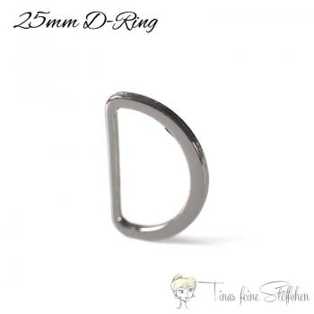 D Ring 25mm gunmetal