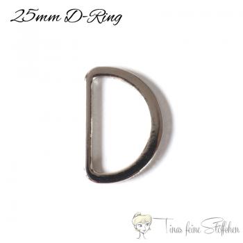 D Ring 25mm silber