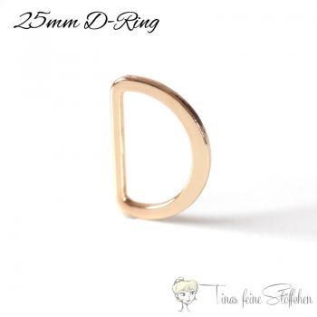 D Ring 25mm gold