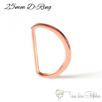 D Ring 25mm rosé gold