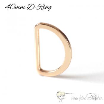 D Ring 40mm gold