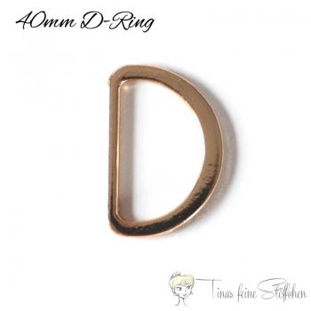 D Ring 40mm gold