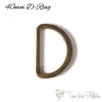 D Ring 40mm bronze