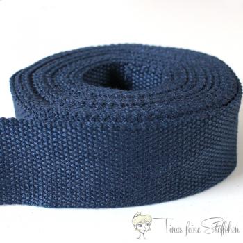 38mm soft navy blue belt strap