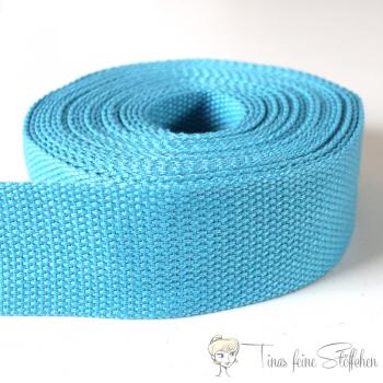 38mm soft light blue belt strap