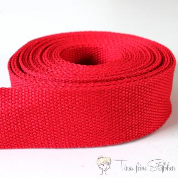 38mm soft red belt strap