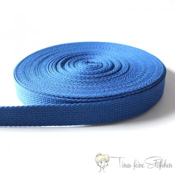 20mm soft dark blue belt strap