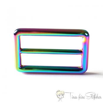 Rainbow metal slide for 38mm webbings - Thickness version