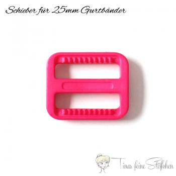 slider pink for 25mm webbings