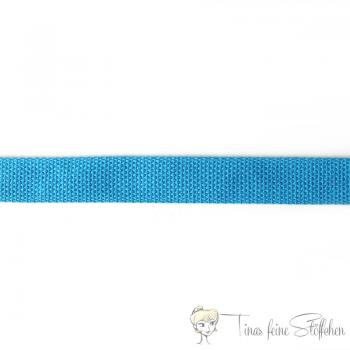 25mm weiches aqua Gurtband