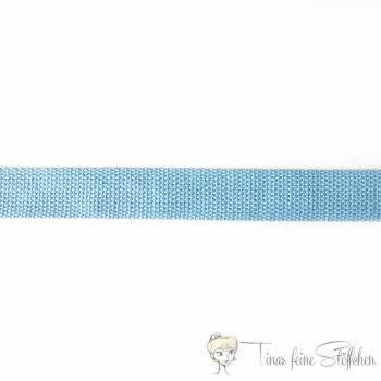 25mm soft light blue belt strap