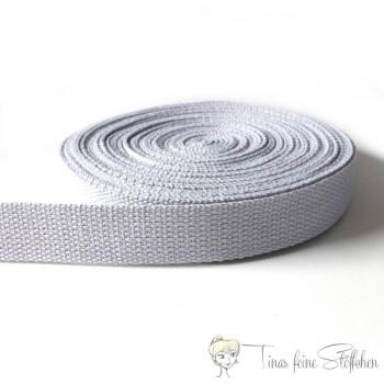 25mm soft light grey belt strap