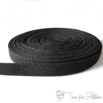 20mm soft black belt strap