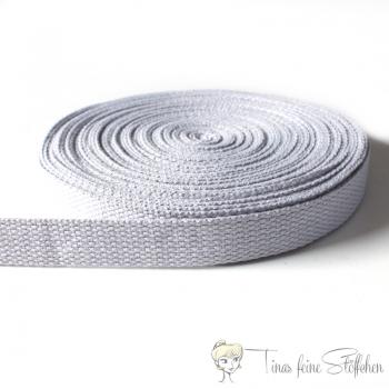 20mm soft light grey belt strap