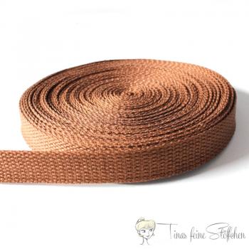 20mm soft brown belt strap