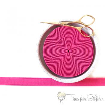 Elastic band fuchsia - 1,5cm width