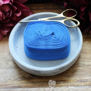 Elastic inclined band blue - 2,5cm width