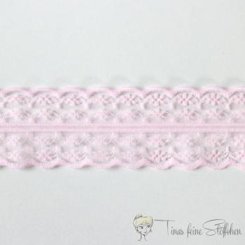 4,5cm lace ribbon pink