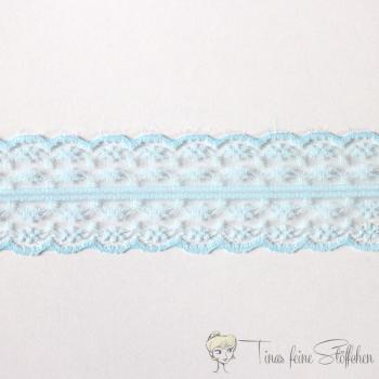 4,5cm lace ribbon light blue