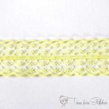 4,5cm lace ribbon yellow