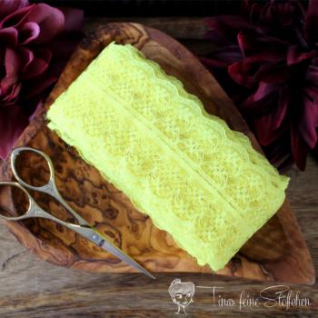 4,5cm lace ribbon yellow