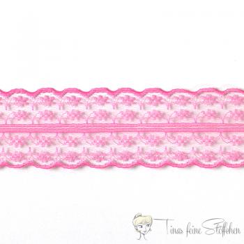 4,5cm lace ribbon fuchsia