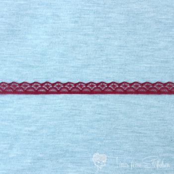 Lace tape wine red - 14mm width