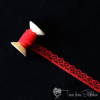 Lace tape red - 14mm width