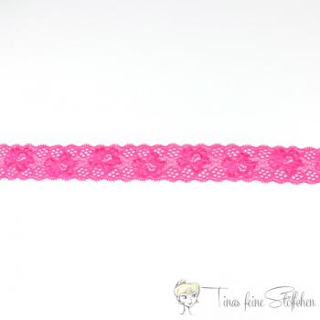 Stretch lace band fuchsia 35mm