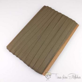 Jersey Schrägband  20mm taupe