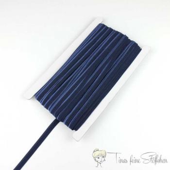 Piping tape elastic navy - 8mm