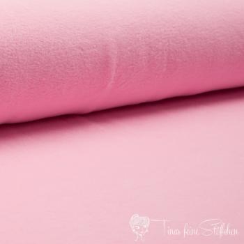 0,5 meter cotton fleece light pink