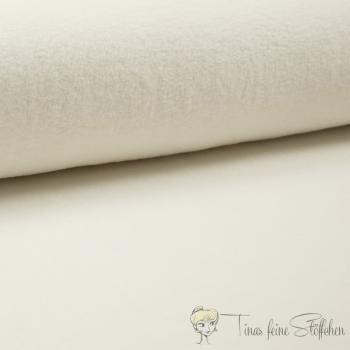 0,5 meter cotton fleece offwhite