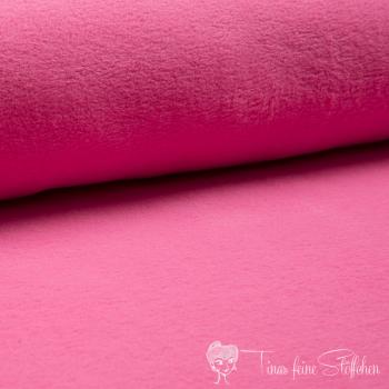 0,5 Meter Baumwoll Fleece rosa