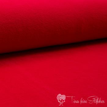 0,5 meter cotton fleece red