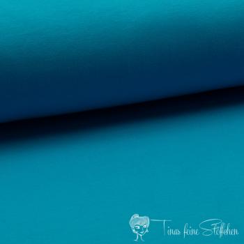 0,5 Meter Sommersweat/French Terry brushed - Uni aqua