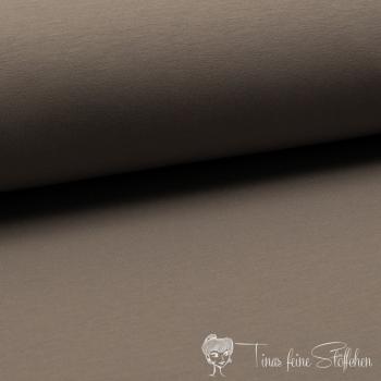 0,5 Meter Sommersweat/French Terry brushed - Uni taupe