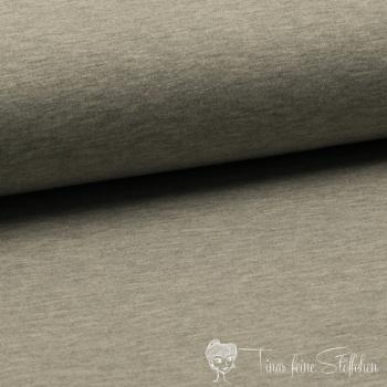 0,5 Meter Sommersweat/French Terry brushed - Uni light grey melange