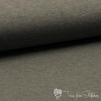 0,5 Meter Sommersweat/French Terry brushed - Uni dark grey melange