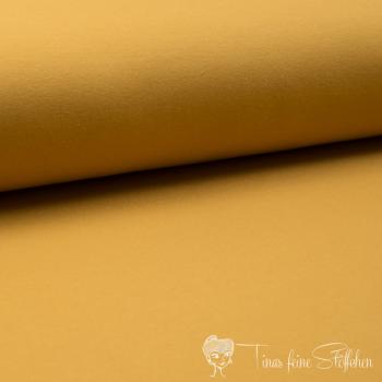 0,5 Meter Sommersweat/French Terry brushed - Uni ochre