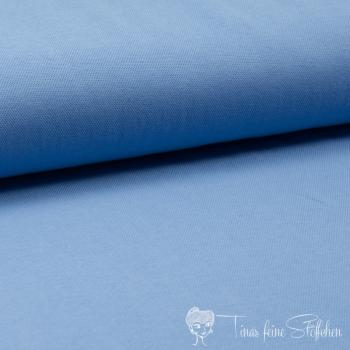 0,5 meter cotton jersey piqué blue