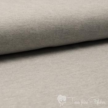 0,5 meter cotton jersey piqué light grey melange