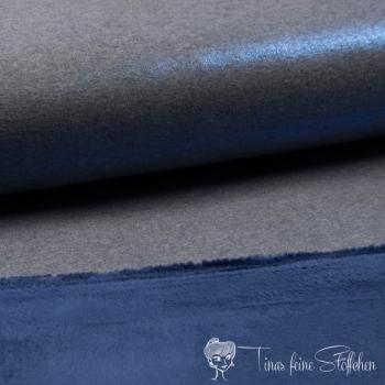 0,5 meter Alpen fleece jeans with shimmering foil