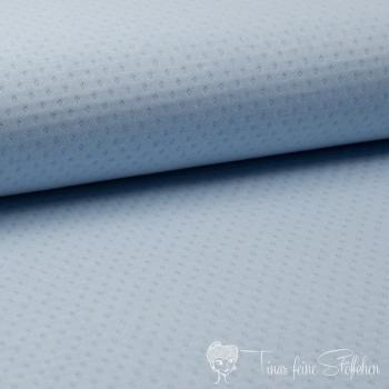 0,5 meter cotton quilted Ajour light blue