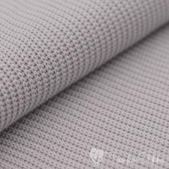 0,5 meter Cotton wide knit - Knit Jacquard - light grey